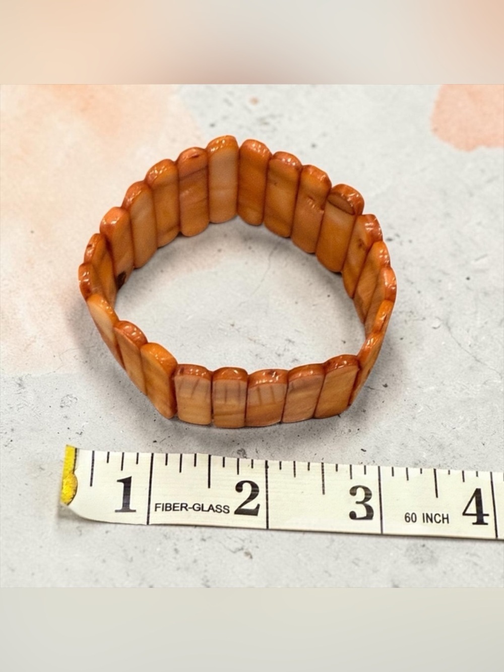 Orange Shell Bracelet - Picture 3 of 5